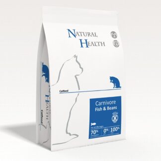 Natural Health Droogvoer Cat Carnivore  Fish&Beans 2 kg