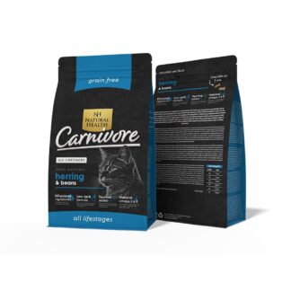 Natural Health Droogvoer Cat Carnivore  Fish&Beans 400 gram