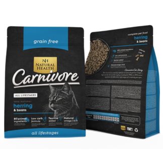 Natural Health Droogvoer Cat Carnivore  Fish&Beans 2 kg