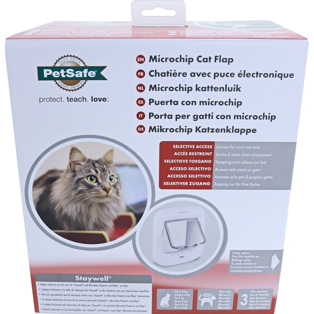 trimmen Bestaan aanwijzing Petsafe Microchip Kattenluik Wit – Edelzanger