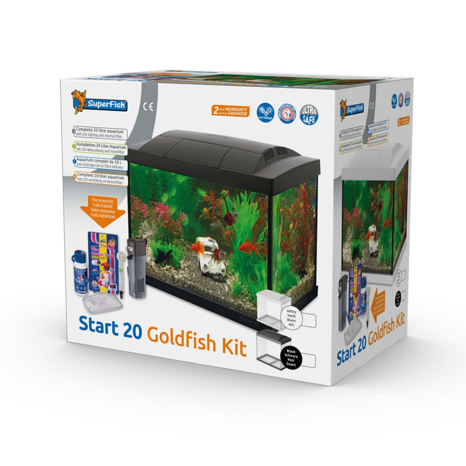 SuperFish Start Goldfish Kit is alleen af te halen, wordt niet verzonden) – Edelzanger