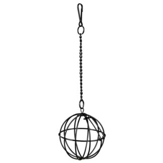 Trixie Metalen Hooi of Groenvoerbal Zwart 12 cm