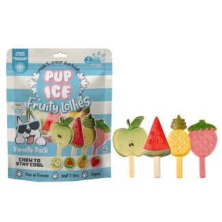 Pup Ice Hondenijs Voordeelpak Fruit Lollie pak a 8 stuks