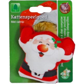 Boon Kerstman met Catnip rood/wit 9cm