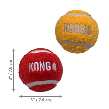 Kong Sport Softies Balls 2 stuks assortie large - Afbeelding 2