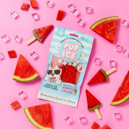 Pup ice hondenijsje fruit lollie watermeloen pak a 3 stuks - Afbeelding 2