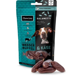 Chewies Salametti Hondensnack Waterbuffel & Kaas  200 gram