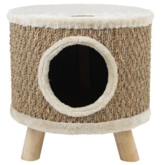 Adori krab en ligmeubel zeegras Kyra 36x36x36 cm