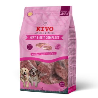 Hert & Geit Compleet Portie Diepvries

Handige blokjes van 25 gram.