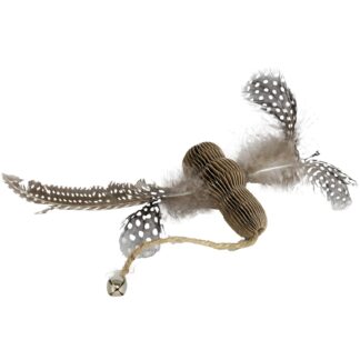 Libelle Karton+Veren+Touw met bel 17cm
