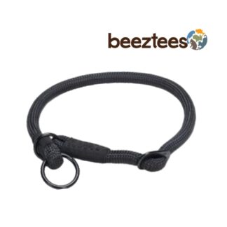 Premium Parinca Sliphalsband  Rond Nylon Zwart