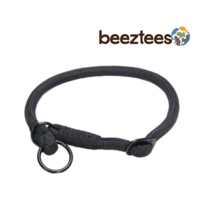 Premium Parinca Sliphalsband  Rond Nylon Zwart