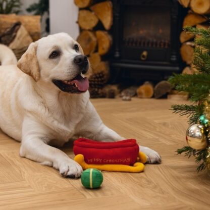 Hide and Seek Kerstslee  Pluche Rood - Afbeelding 2
