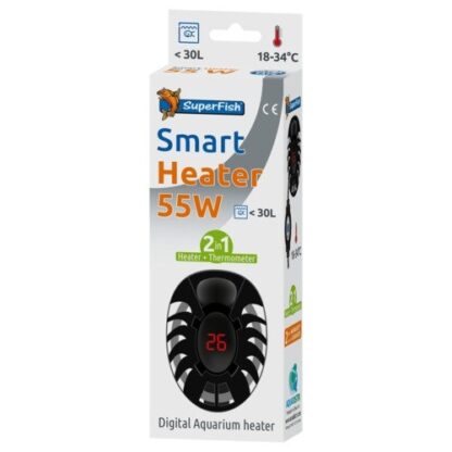 Smart Heater  55 Watt Zwart