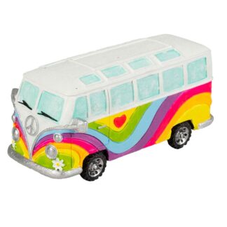 Hippie busje Meerkleurig