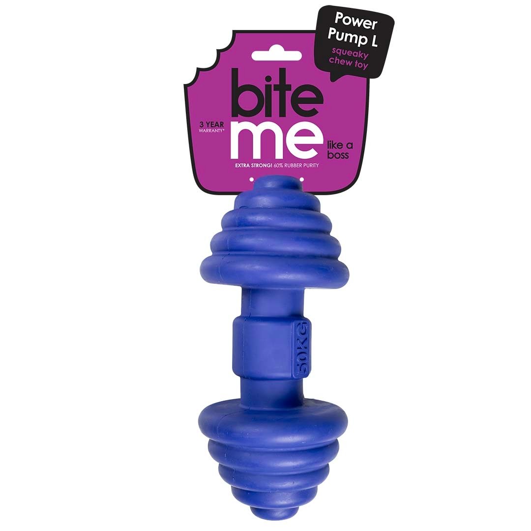 Kauwspeeltje Power Pump Blauw L