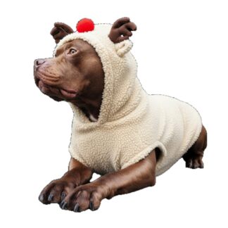 Kerst Jas Sheapskin Rudolph