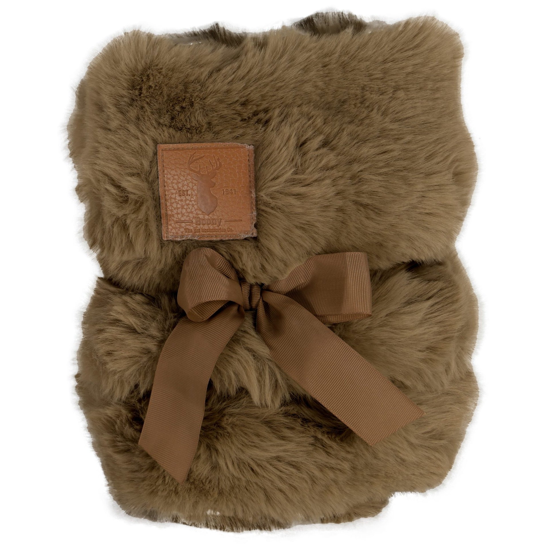 Boony est ‘1941’ blanket Stag Brown - Afbeelding 2