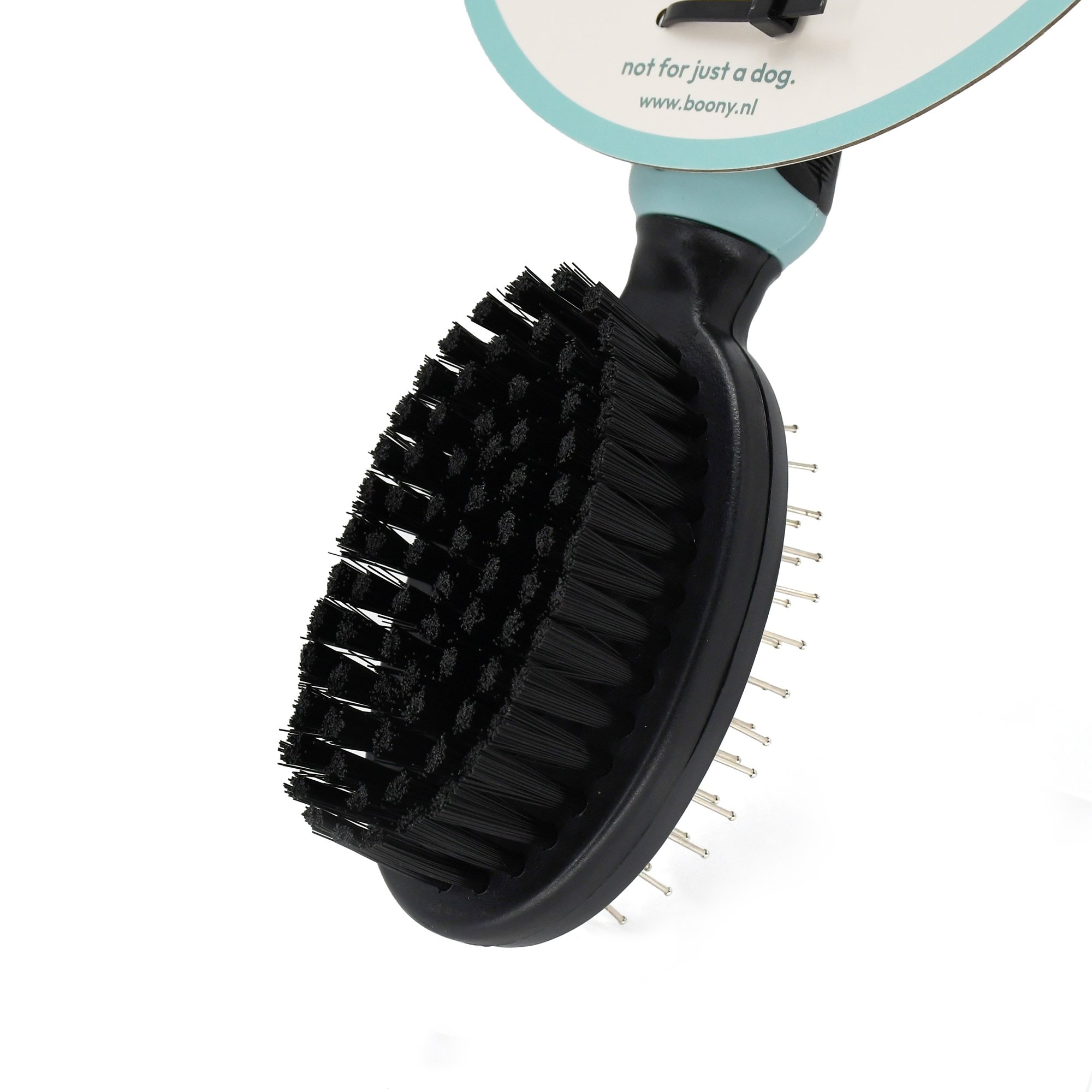Boony Borstel Hond Combi 2 Zijdig Medium - Afbeelding 2