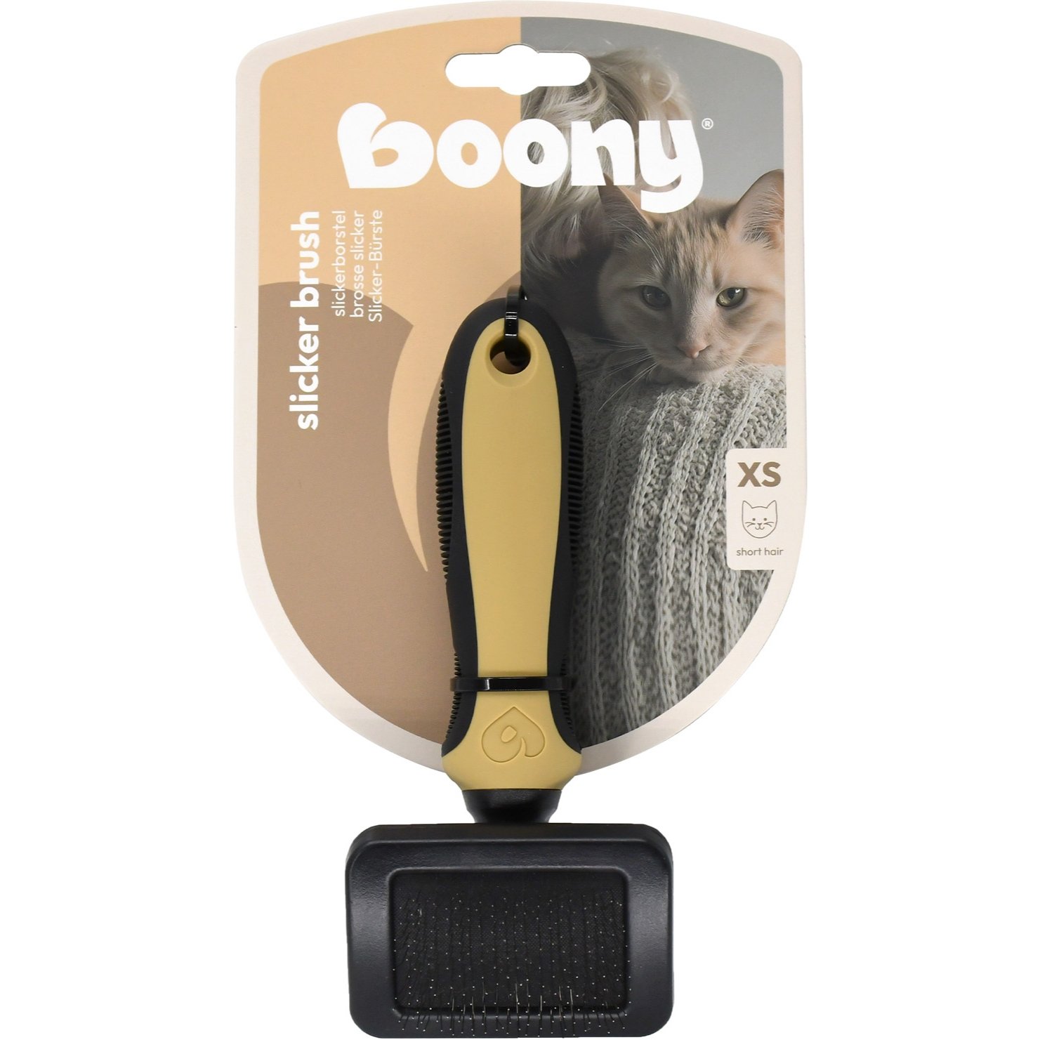 Boony Borstel Kat Slicker Extra Small