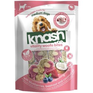 Knash Woofa Loofa Bites Vitality Blueberry/Beetroot 100 gram