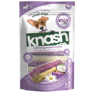Knash Woofa Loofa Calming Sweet Potato/Chamomile zak a 7 stuks