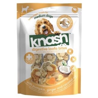 Knash Woofa Loofa Bites Digestive Pumpkin/Ginger 100 gram