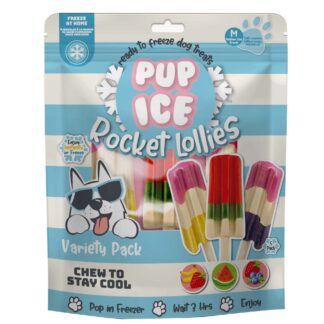 Pup Ice Hondenijs Voordeelpak Raketjes Assorti pak a 5 stuks