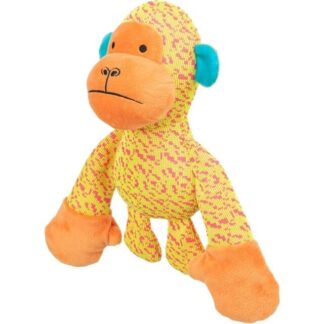 Hondenspeeltje Aap Pluche, Geruisloos  27 cm