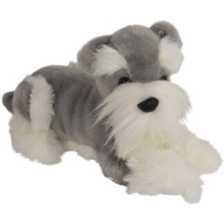 Boony Natural Decoration Schnauzer Pluche Liggend 36cm