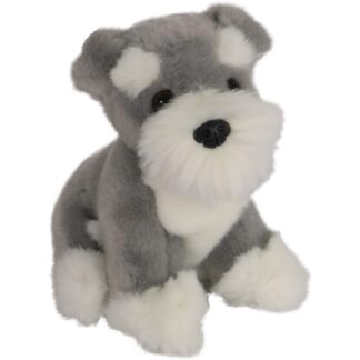 Boony Natural Decoration Schnauzer Pluche Zittend 20cm